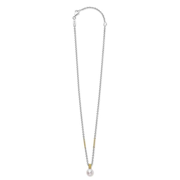 Luna Pearl Pendant Necklace Image 2 Hingham Jewelers Hingham, MA