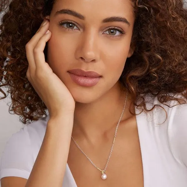 Luna Pearl Pendant Necklace Image 3 Hingham Jewelers Hingham, MA