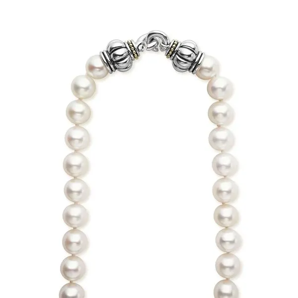 Luna Large Pearl Necklace Image 2 Hingham Jewelers Hingham, MA