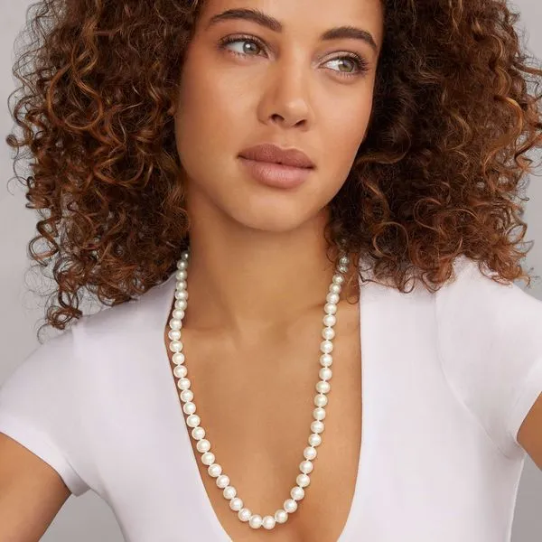Luna Large Pearl Necklace Image 3 Hingham Jewelers Hingham, MA