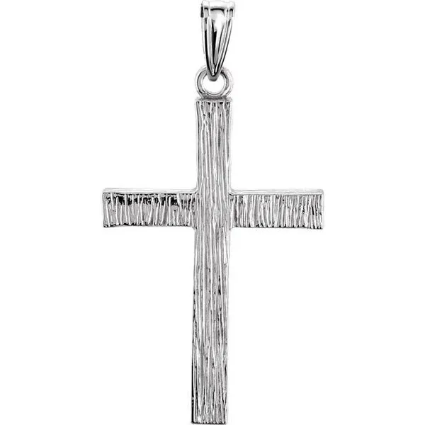 Textured Cross Pendant Hingham Jewelers Hingham, MA