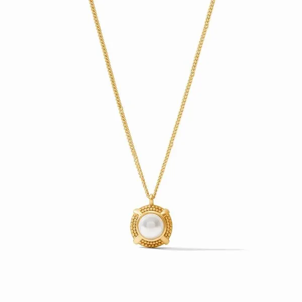 Cabochon Solitaire Necklace Hingham Jewelers Hingham, MA