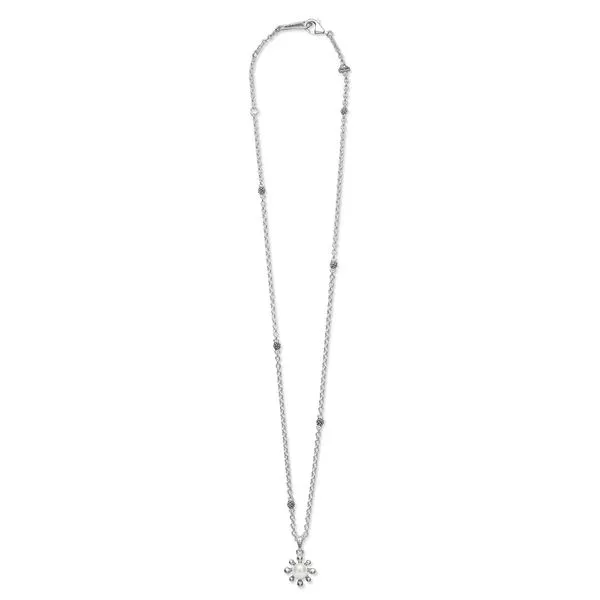 Luna Fleur Pearl Pendant Necklace Image 2 Hingham Jewelers Hingham, MA