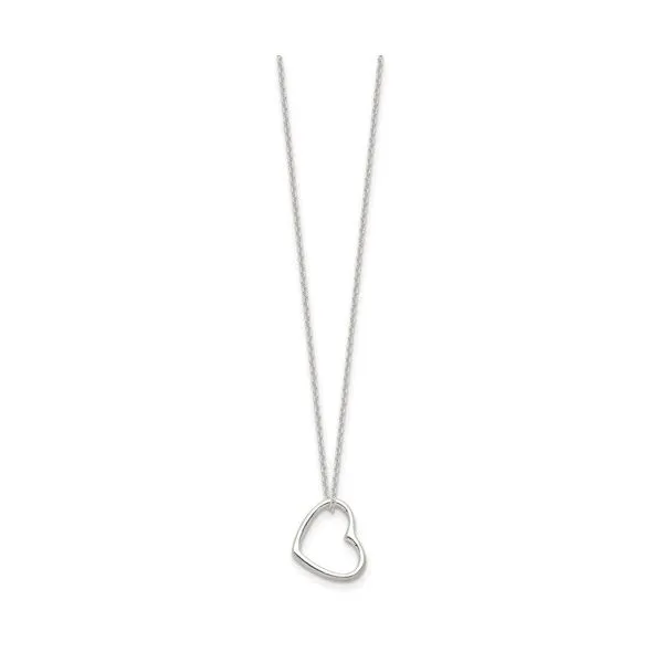 Open Heart Necklace Hingham Jewelers Hingham, MA