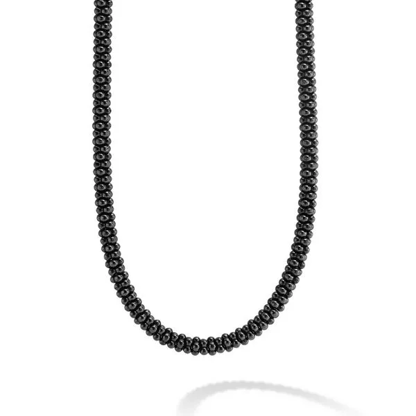 Black Caviar Beaded Necklace