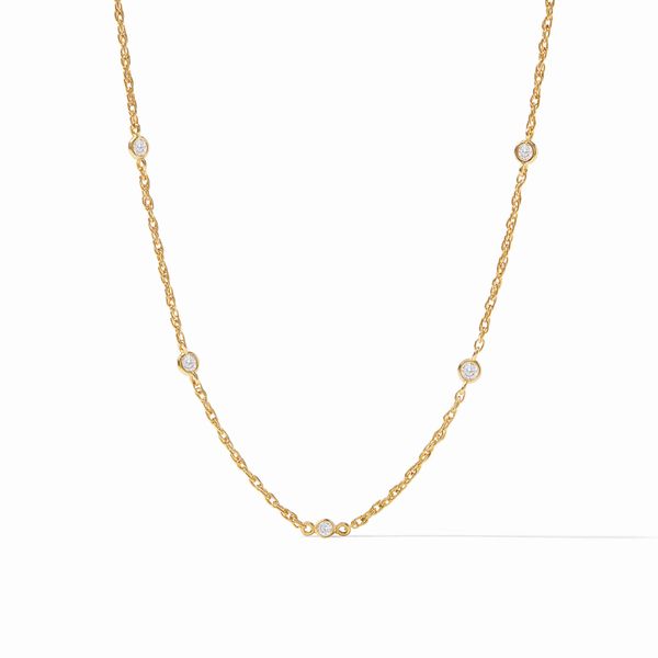 Celeste Delicate Station Necklace Hingham Jewelers Hingham, MA
