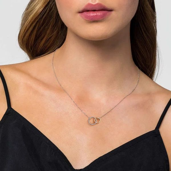 Interlocking Circles Necklace Image 3 Hingham Jewelers Hingham, MA