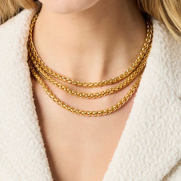 Cobblestone Link Necklace Image 3 Hingham Jewelers Hingham, MA