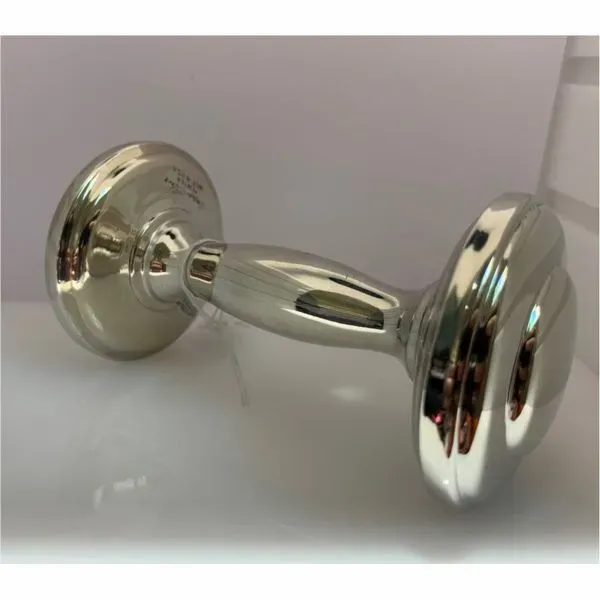 Pewter Dumbbell Rattle Hingham Jewelers Hingham, MA