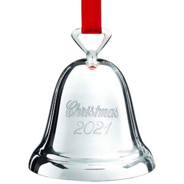 2021 Silverplate Christmas Annual Bell Hingham Jewelers Hingham, MA