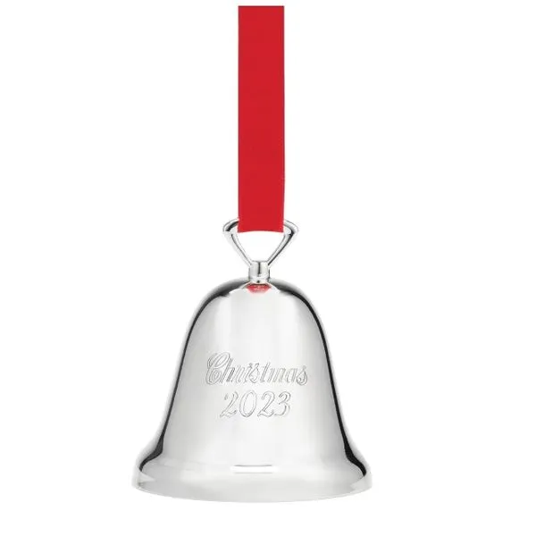 2023 Silverplate Christmas Annual Bell Hingham Jewelers Hingham, MA