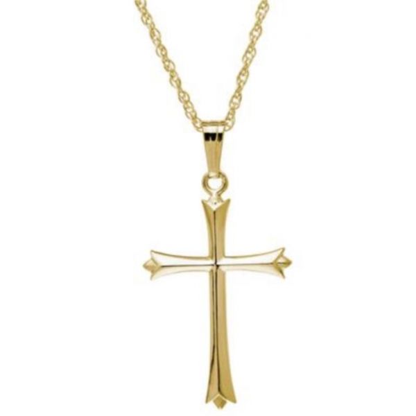 Gold Cross Necklace Hingham Jewelers Hingham, MA