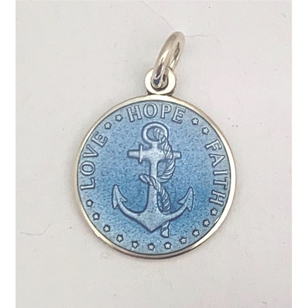 Anchor Enamel Pendant Hingham Jewelers Hingham, MA