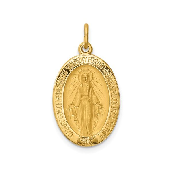 Oval Miraculous Medal Hingham Jewelers Hingham, MA
