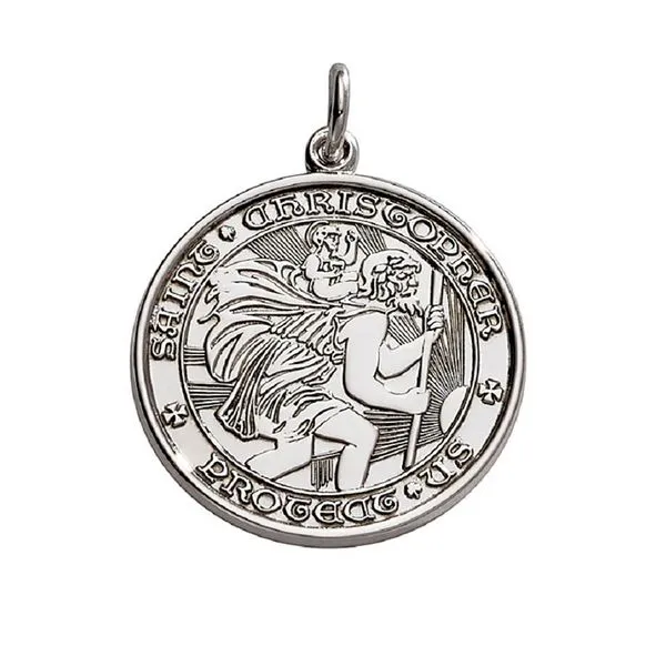 Saint Christopher Medal Hingham Jewelers Hingham, MA