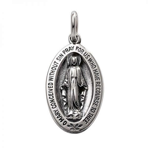 Miraculous Mary Medal Hingham Jewelers Hingham, MA