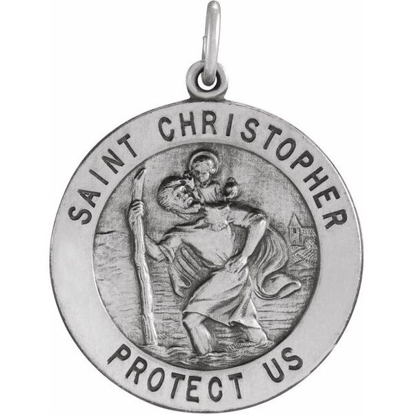 St. Christopher Medal Hingham Jewelers Hingham, MA