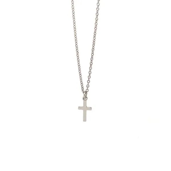Petite Cross Necklace Hingham Jewelers Hingham, MA