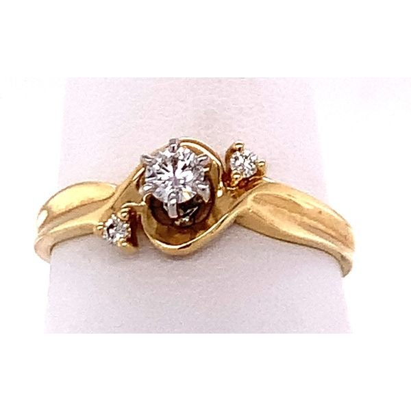 Diamond Three Stone Engagement Ring Hogan's Jewelers Gaylord, MI
