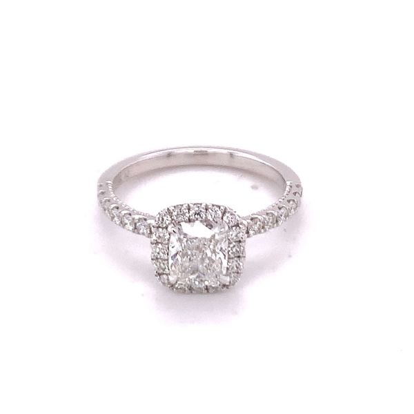 Diamond Halo Engagement Ring Hogan's Jewelers Gaylord, MI