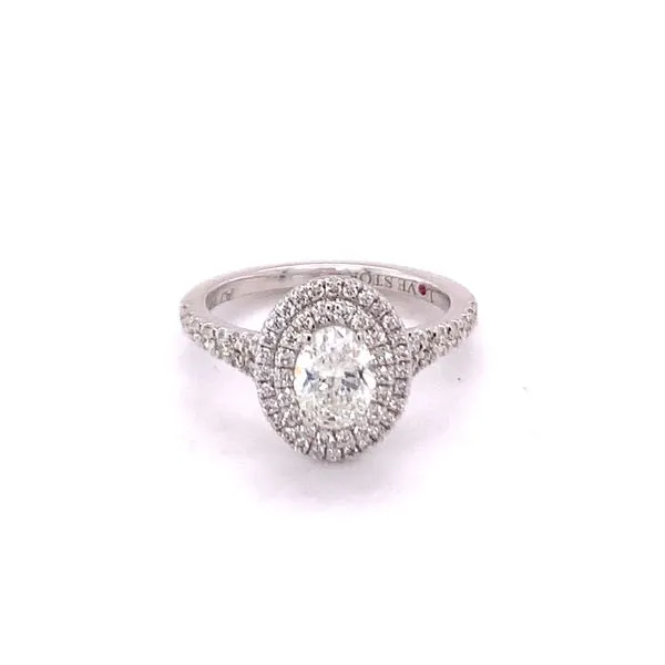 Oval Halo Engagement Ring Hogan's Jewelers Gaylord, MI