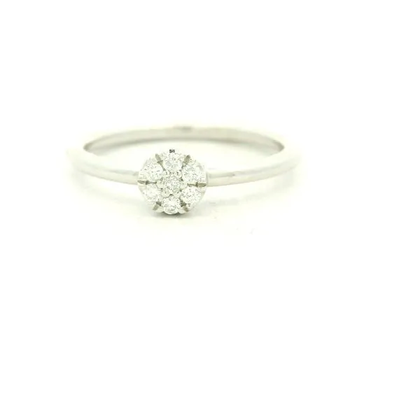 Cluster Top Engagement Ring Hogan's Jewelers Gaylord, MI