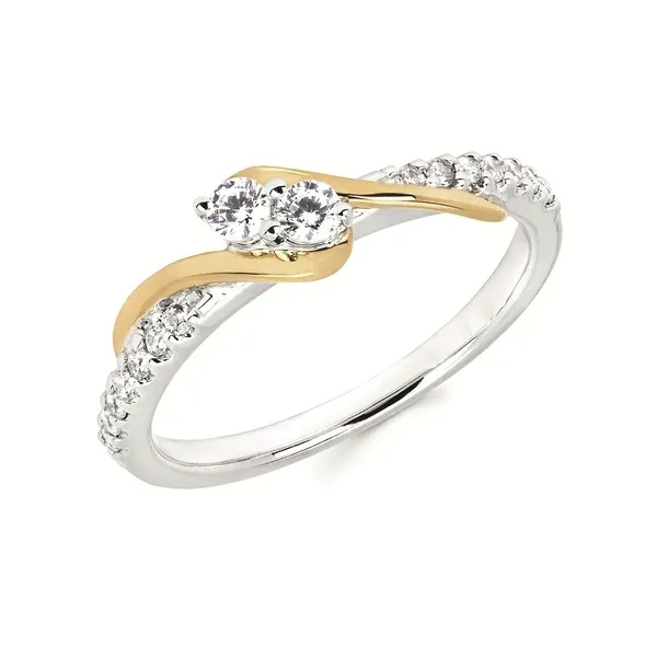 Two Stone Engagement Ring Hogan's Jewelers Gaylord, MI