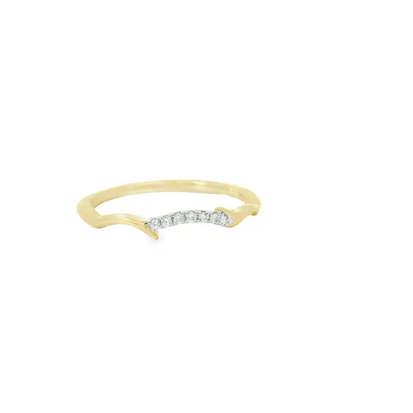 Contoured Diamond Wedding Band Hogan's Jewelers Gaylord, MI