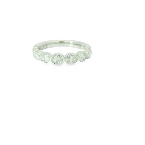 Oval Diamond Wedding Band Hogan's Jewelers Gaylord, MI
