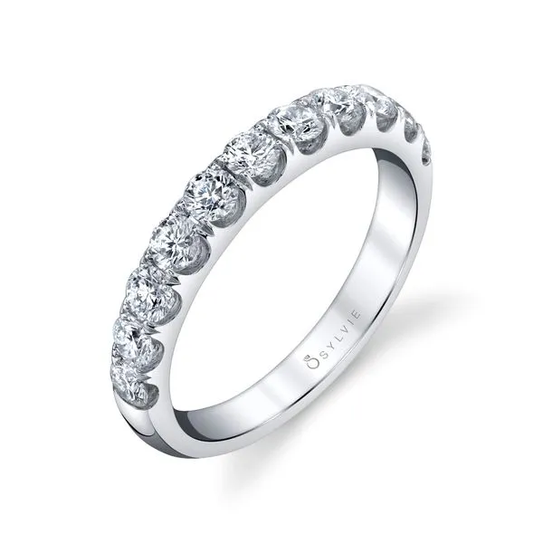 Common Prong Diamond Wedding Band Hogan's Jewelers Gaylord, MI