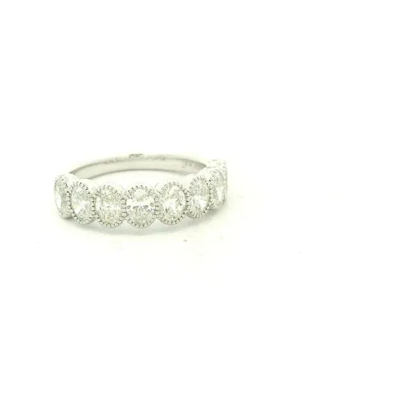 Oval Diamond Wedding Band Hogan's Jewelers Gaylord, MI