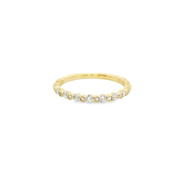 Alternating Bezel Diamond Band Hogan's Jewelers Gaylord, MI