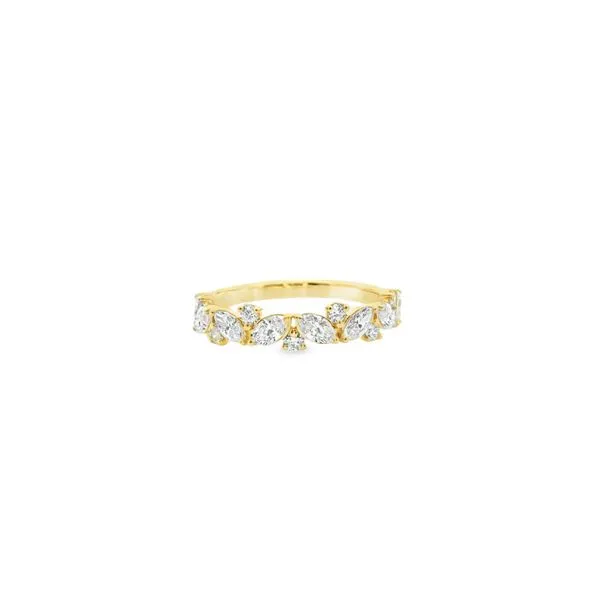 Marquise and Round Diamond Band Hogan's Jewelers Gaylord, MI
