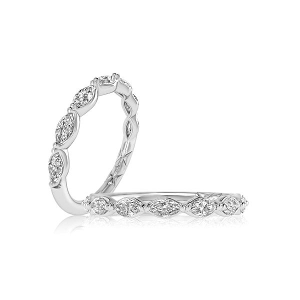 Marquise Diamond Band Image 2 Hogan's Jewelers Gaylord, MI