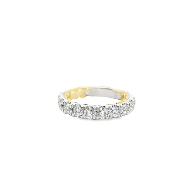 Two Tone Quilted Diamond Band Hogan's Jewelers Gaylord, MI