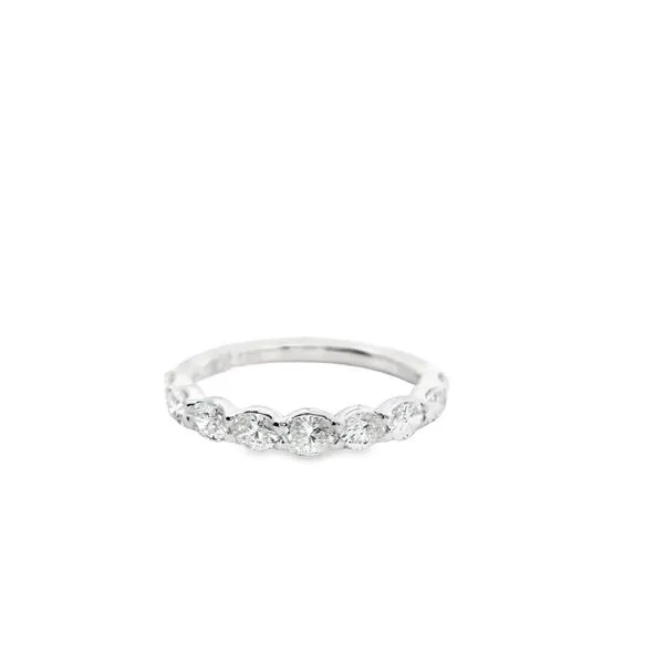 Oval Diamond Wedding Band Hogan's Jewelers Gaylord, MI