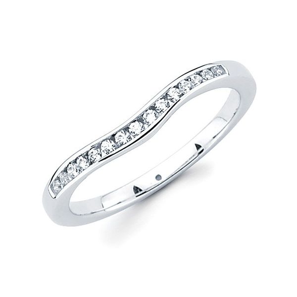 Countoured Diamond Wedding Band Hogan's Jewelers Gaylord, MI