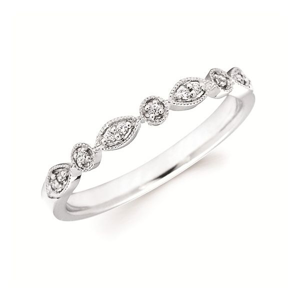 Diamond Beaded Wedding Band Hogan's Jewelers Gaylord, MI
