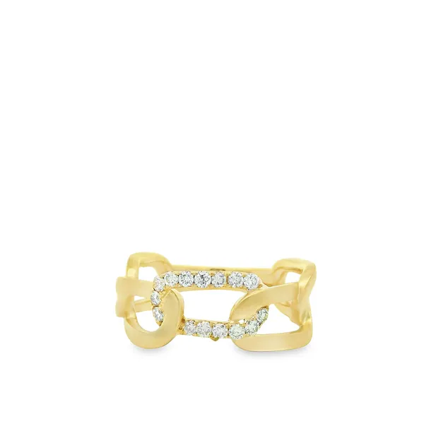 Diamond Paper Clip Ring Hogan's Jewelers Gaylord, MI
