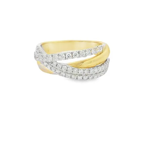 Criss-Cross Diamond Band Hogan's Jewelers Gaylord, MI