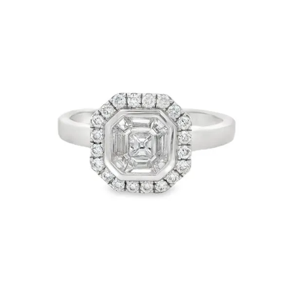 Invisible Set Cluster Ring Hogan's Jewelers Gaylord, MI