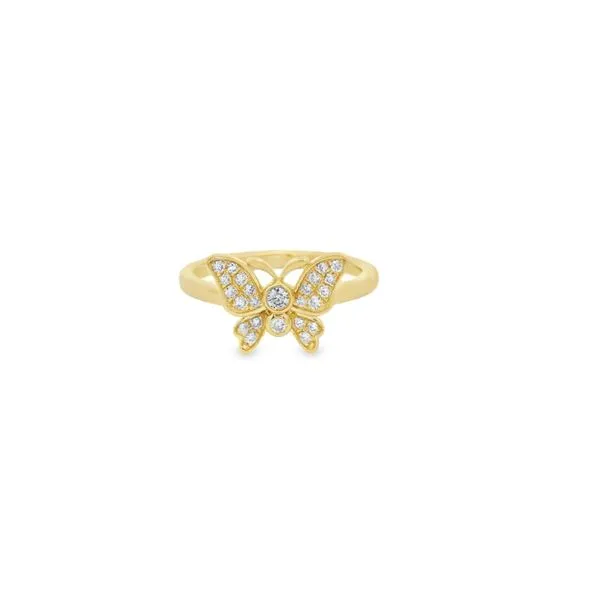 Diamond Butterfly Ring Hogan's Jewelers Gaylord, MI