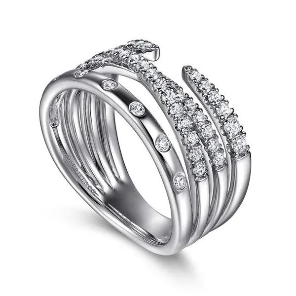 Triple Row Diamond Ring Hogan's Jewelers Gaylord, MI