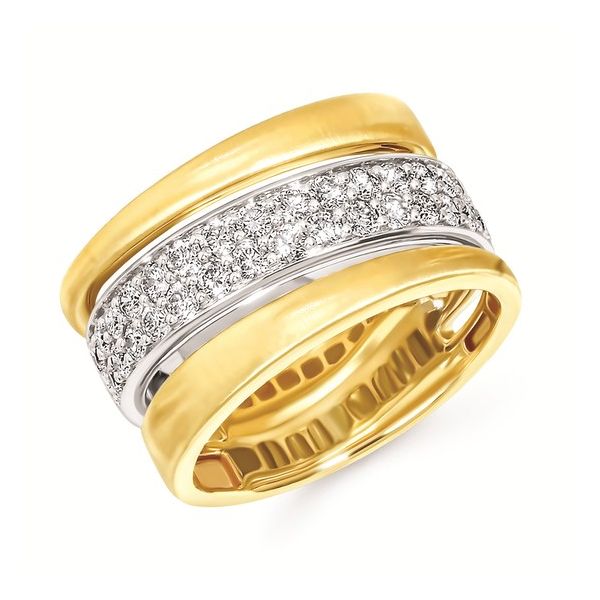 Three Row Diamond Fashion Ring Hogan's Jewelers Gaylord, MI