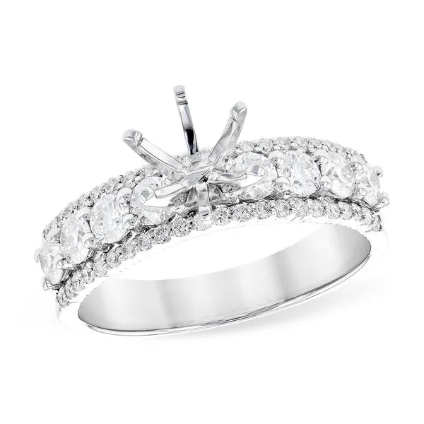 Diamond Semi-Mount Engagement Setting Hogan's Jewelers Gaylord, MI