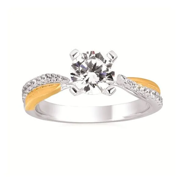 Twist Diamond Engagement Setting Hogan's Jewelers Gaylord, MI