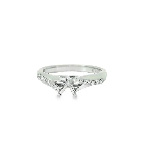 Twist Diamond Semi-Mount Engagement Setting Hogan's Jewelers Gaylord, MI
