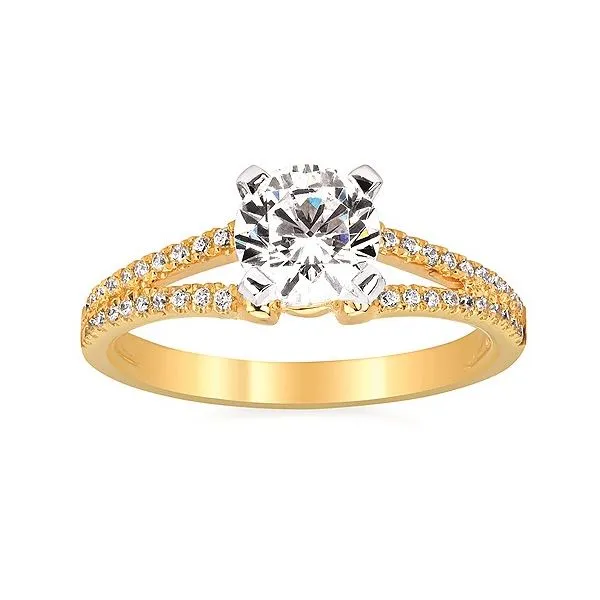 Split Shank Diamond Engagement Setting Hogan's Jewelers Gaylord, MI
