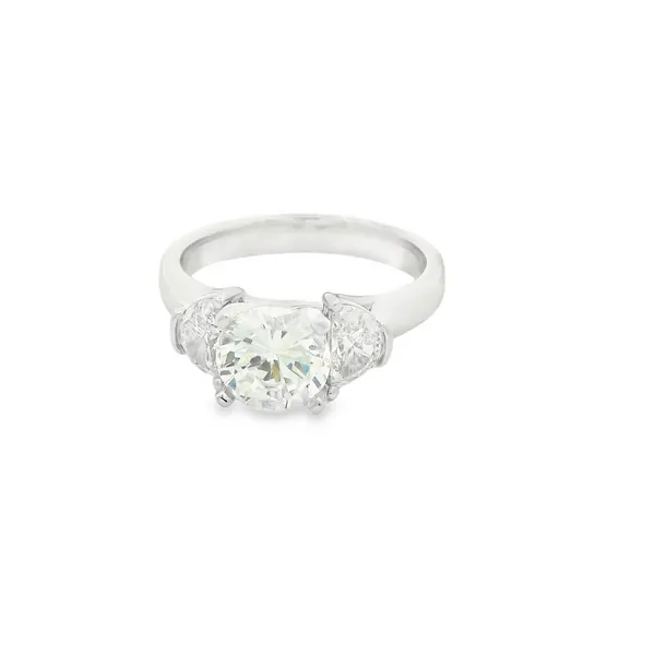Three Stone Diamond Engagement Setting Hogan's Jewelers Gaylord, MI