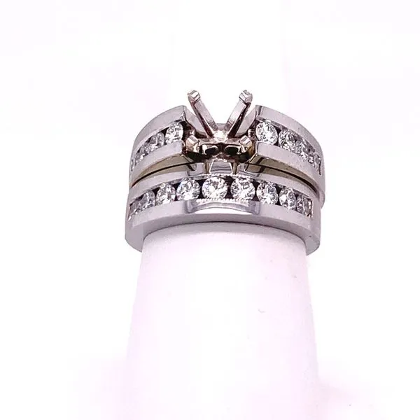 Diamond Cathedral Engagement Setting Image 2 Hogan's Jewelers Gaylord, MI